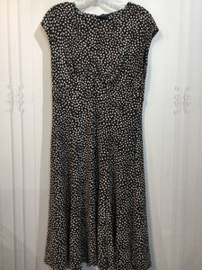 Chaps Size M Brown DRESS/1 PIECE
