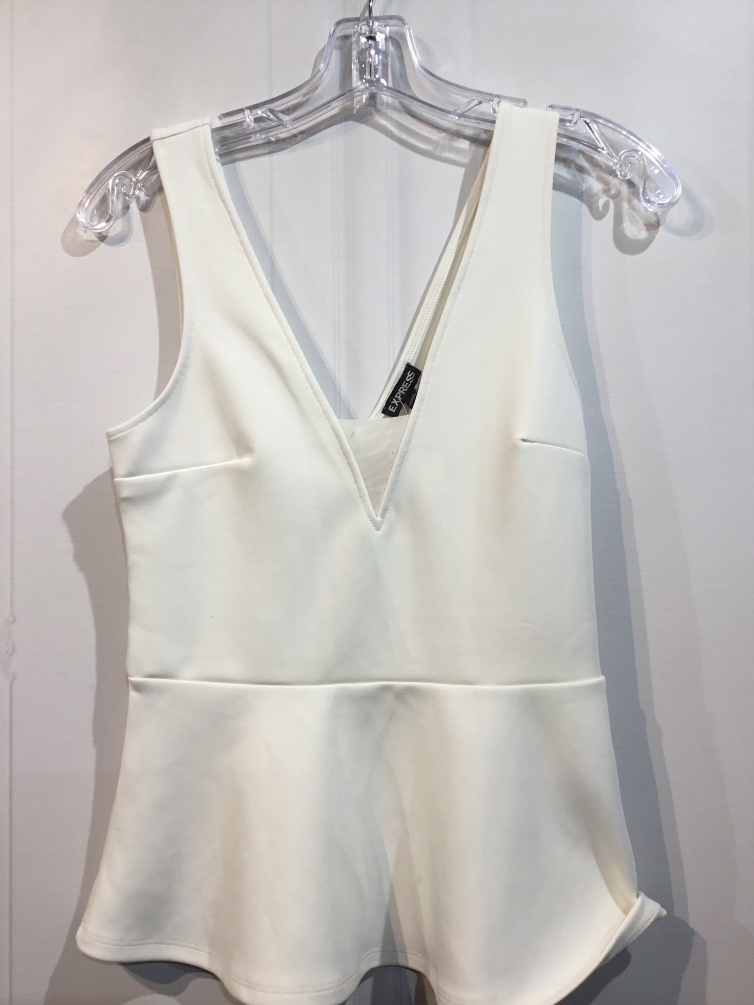 Express Size Small White Tops