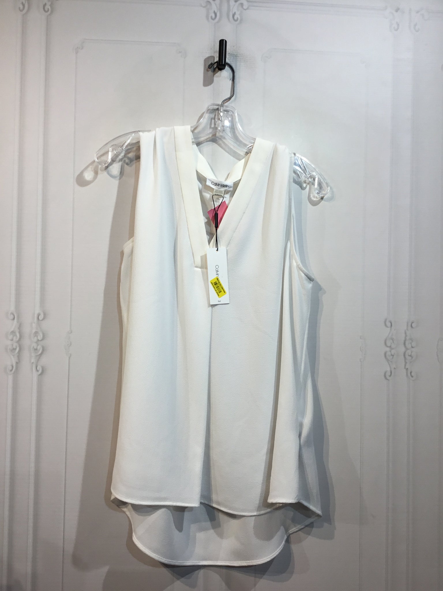 Calvin Klein Size XL White Tops