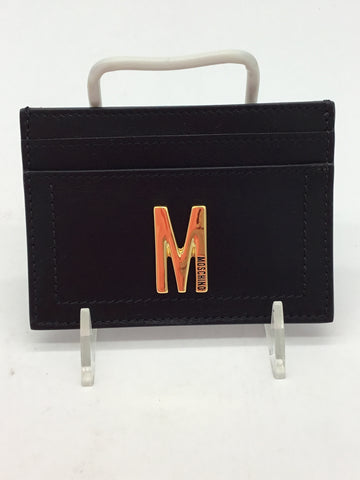 LUXURY Moschino Size Extra Small Black Purses/Wallets