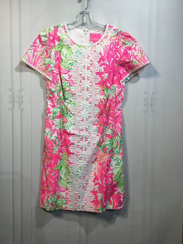 Lilly Pulitzer Size M/8 Pink DRESS/1 PIECE