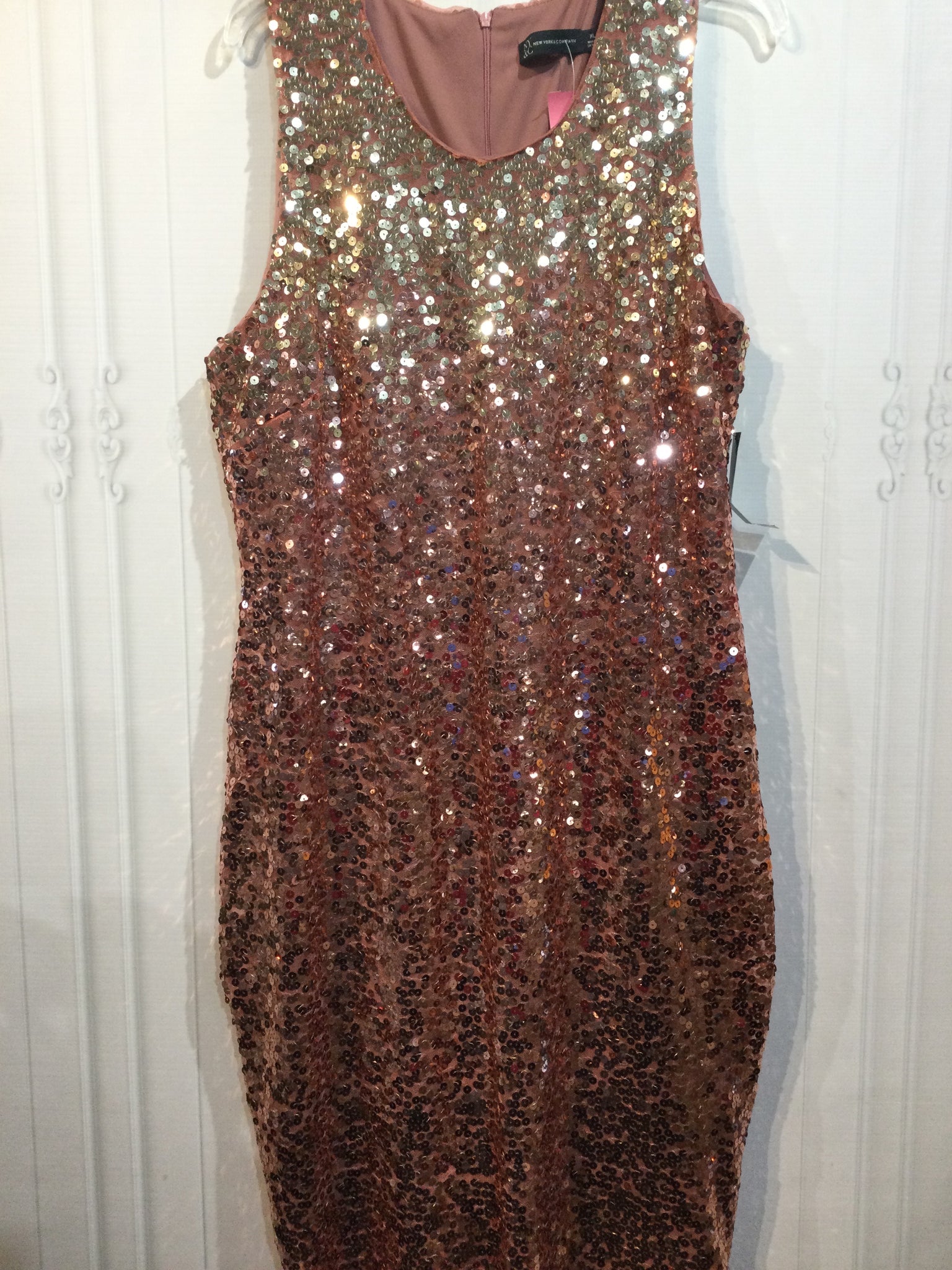 New York & Co Size Extra Large Pink DRESS/1 PIECE