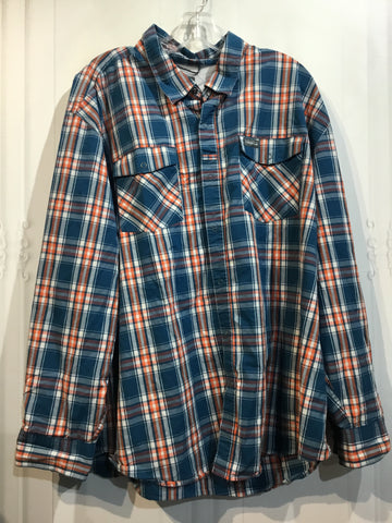 Wrangler Size 3X Blue Men's