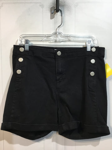 Nicole Miller Size M/8-10 Black Shorts