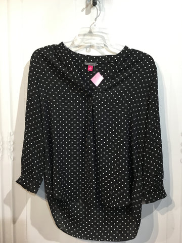 VINCE CAMUTO Size Small Black Tops