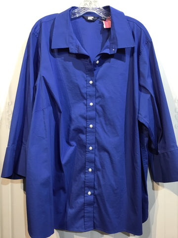 Lands End Size 2X Blue Tops