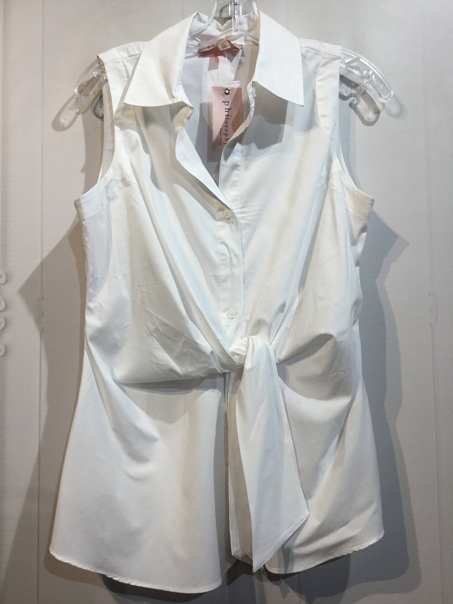 NWT - Philosophy Size M White Tops