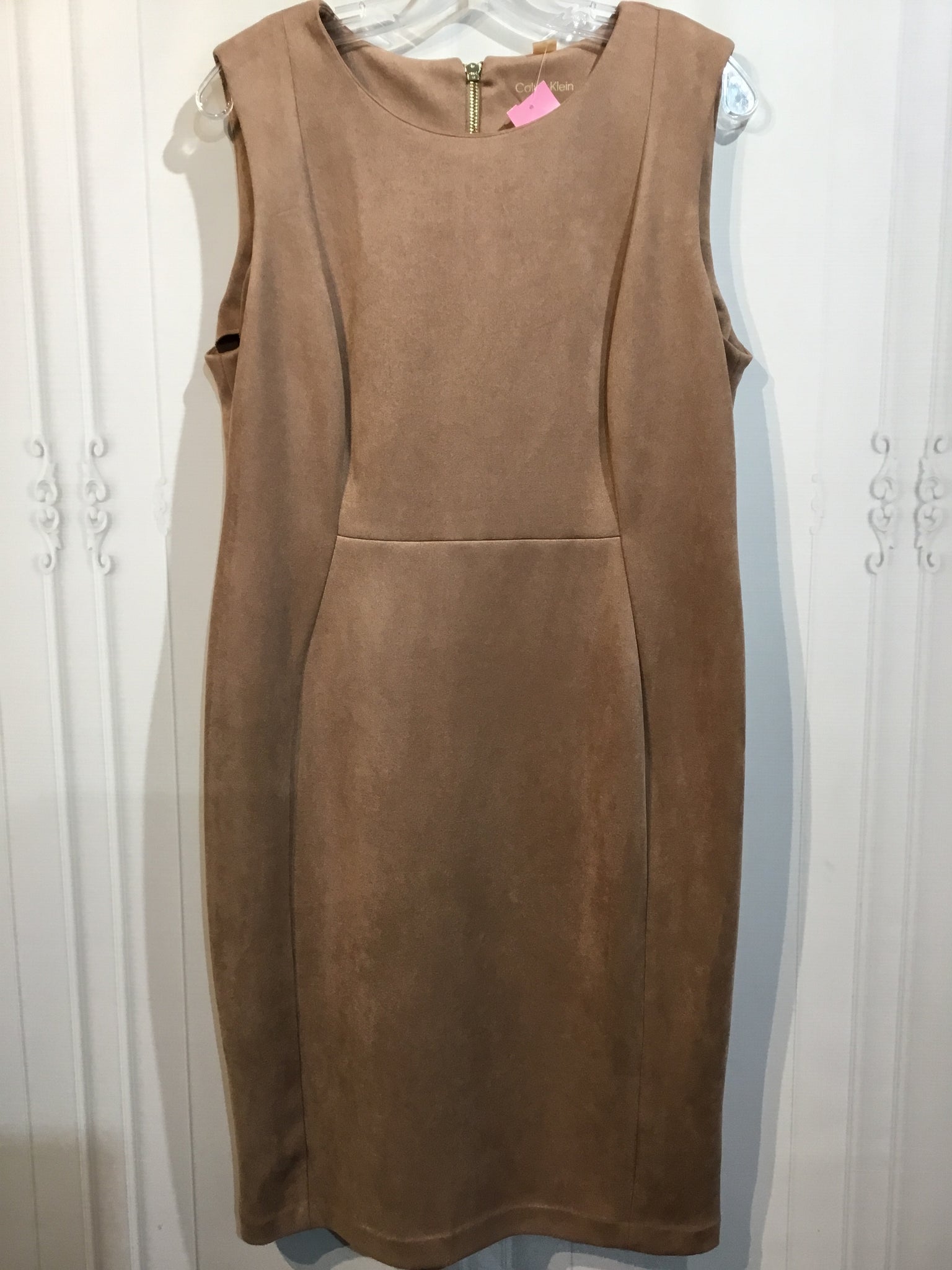 Calvin Klein Size L/14 Brown DRESS/1 PIECE