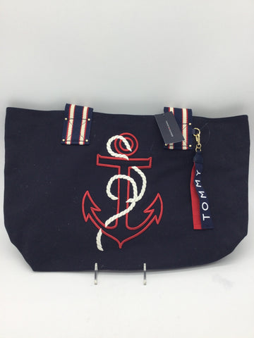 Tommy Hilfiger Size XL Navy/Red/White Tote