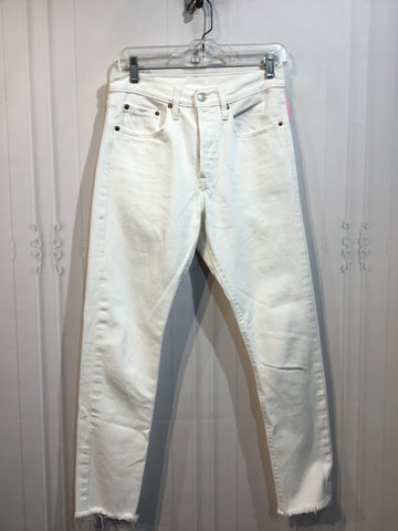 Levis Size XS/0-2 White Jeans