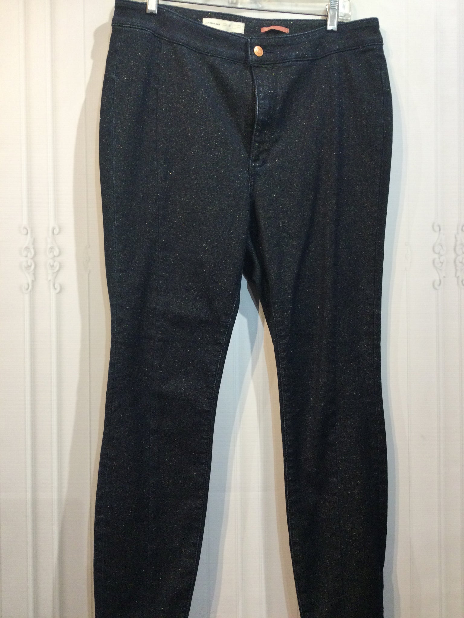 anthrophologie Size Medium Blue Bottoms