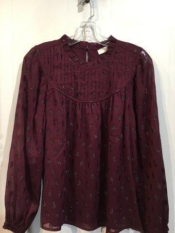 LOFT Size Small Purple Tops