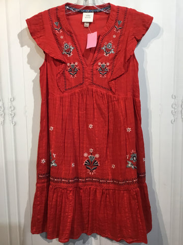 Knox Rose Size Extra Small Red DRESS/1 PIECE