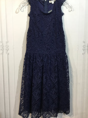 Francesca's Size M/8-10 Navy Dress