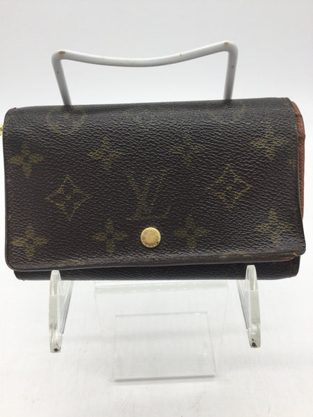 Louis Vuitton Brown Monogram Porte Monnaie Billets Tresor Wallet
