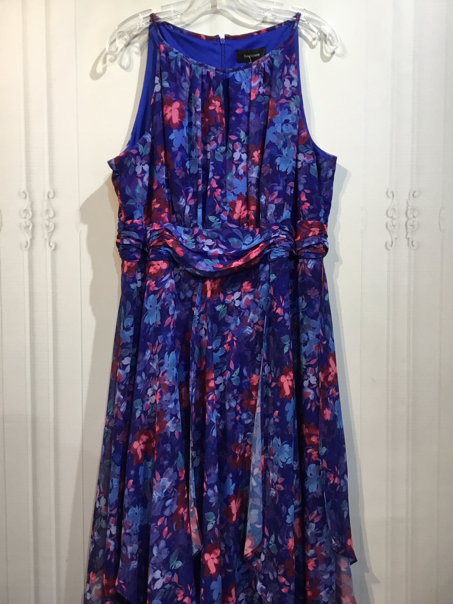 R&M Richards Size XL/18 Blue DRESS/1 PIECE