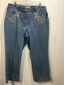 i.e Size L/14 Blue Bottoms
