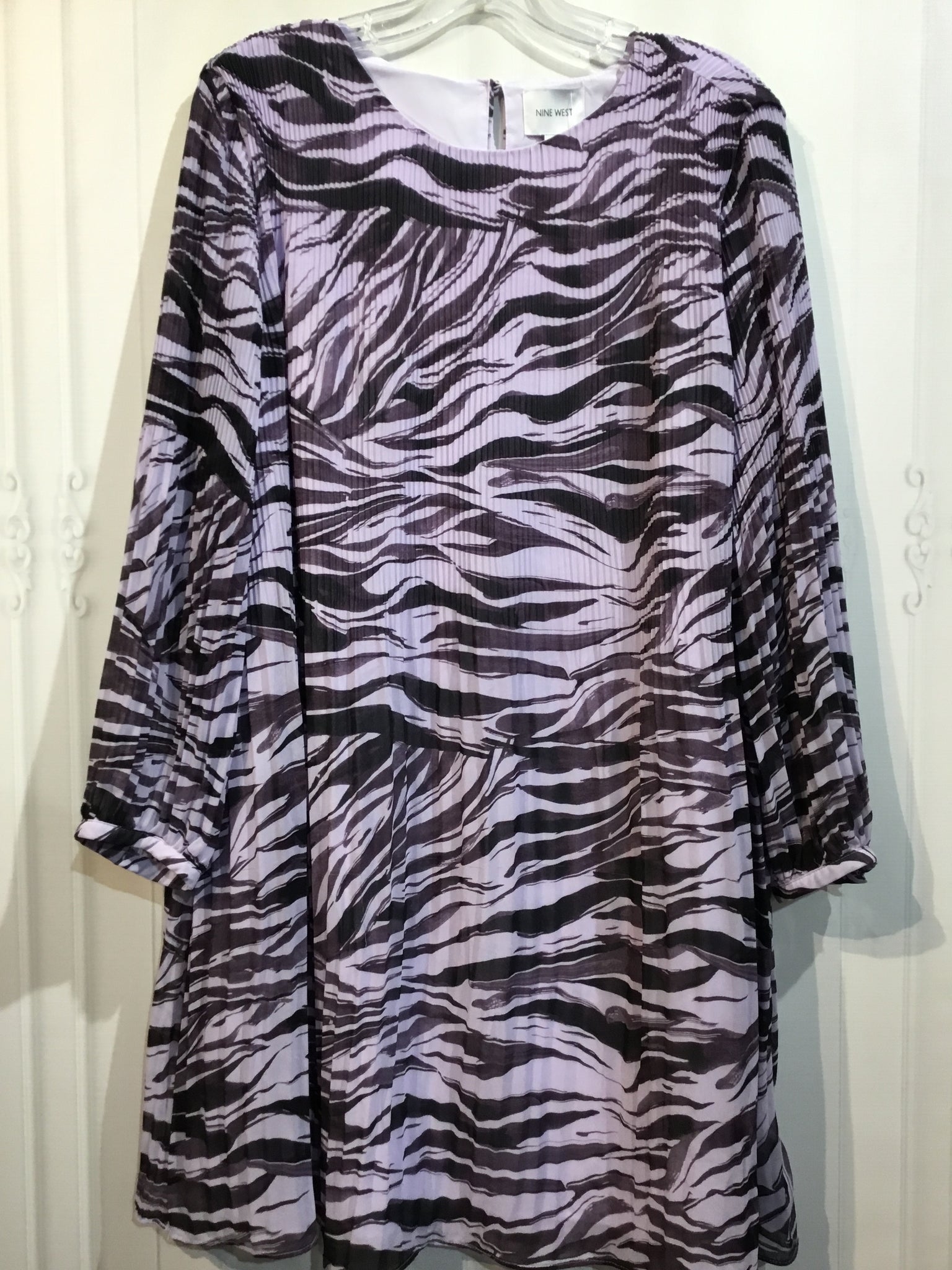 Nine West Size Large Purple DRESS/1 PIECE