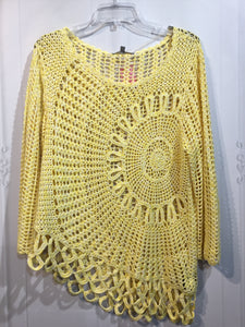 NY Collection Size Extra Large Yellow Tops
