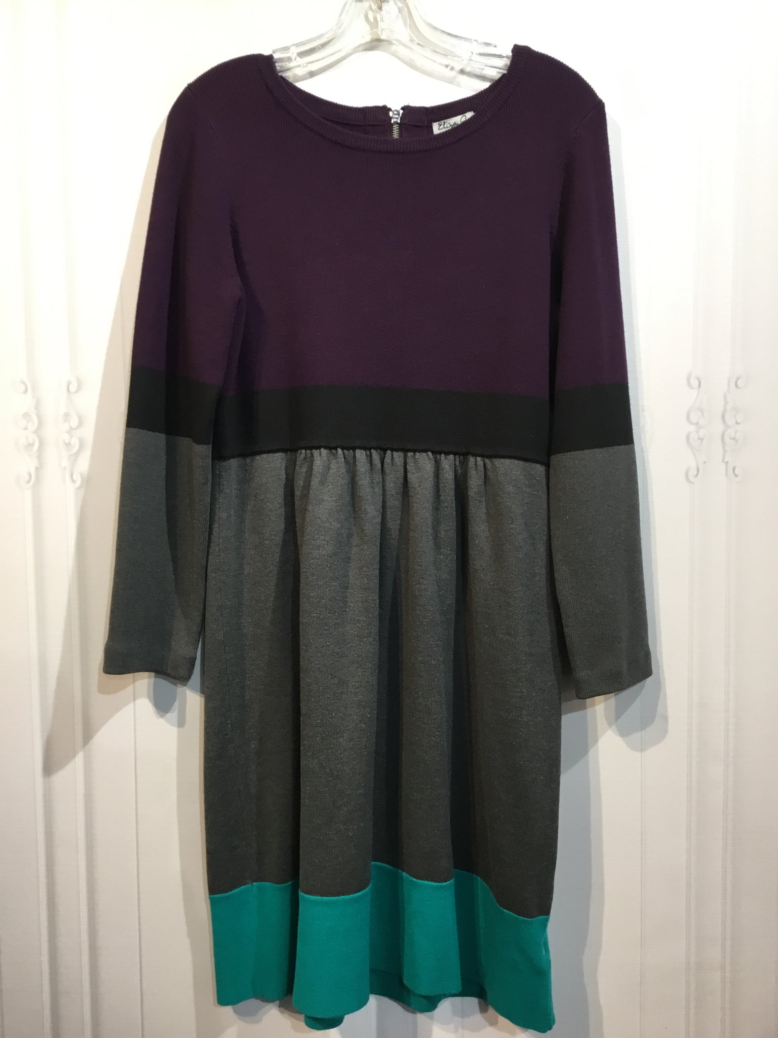 Eliza J Size Large Purple DRESS/1 PIECE