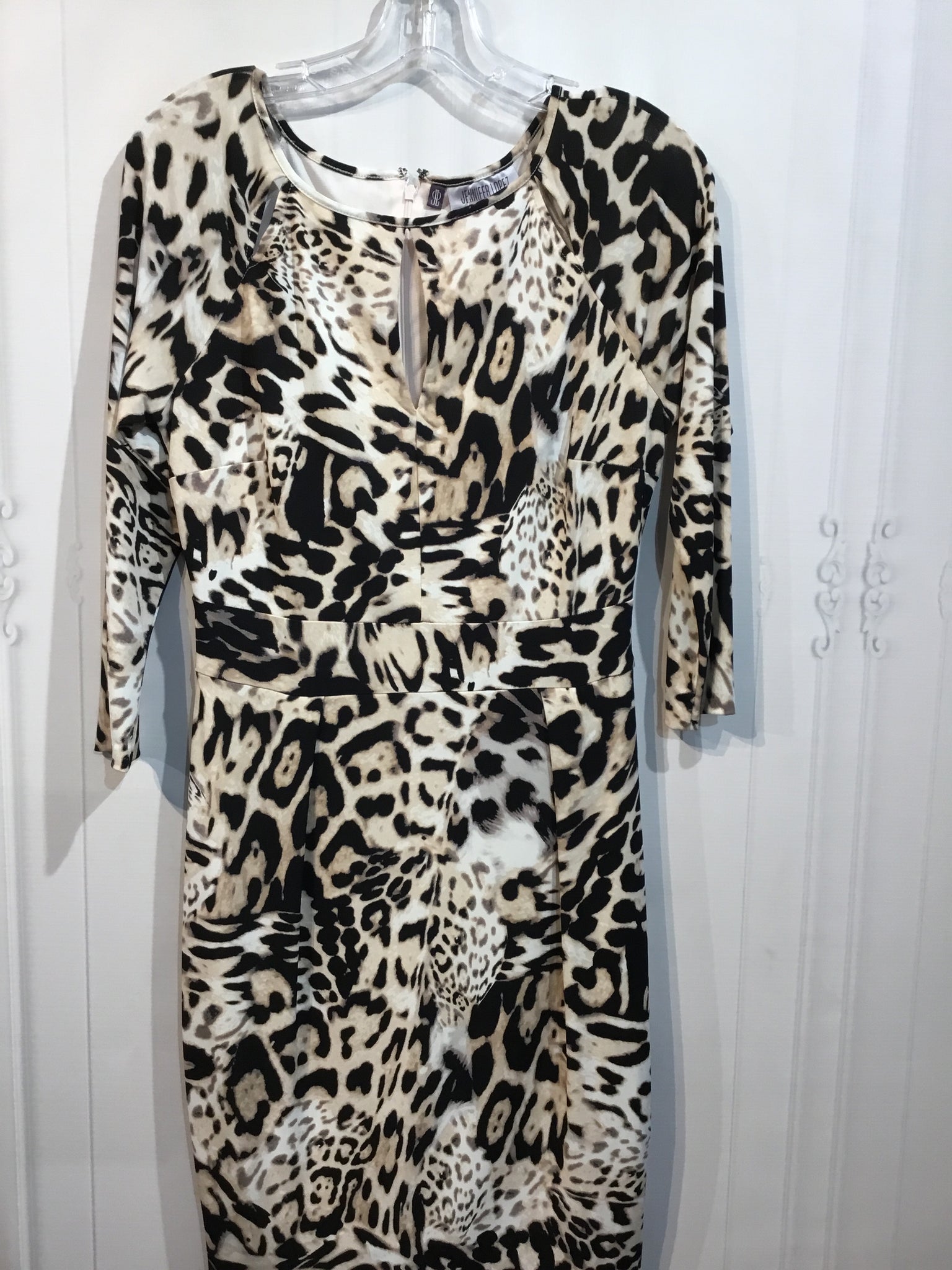 Jennifer Lopez Size M Beige DRESS/1 PIECE
