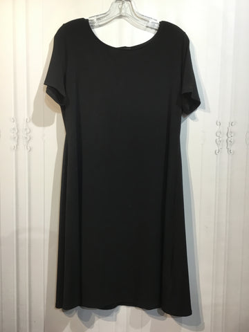 CHICO'S Size M/8 Black DRESS/1 PIECE