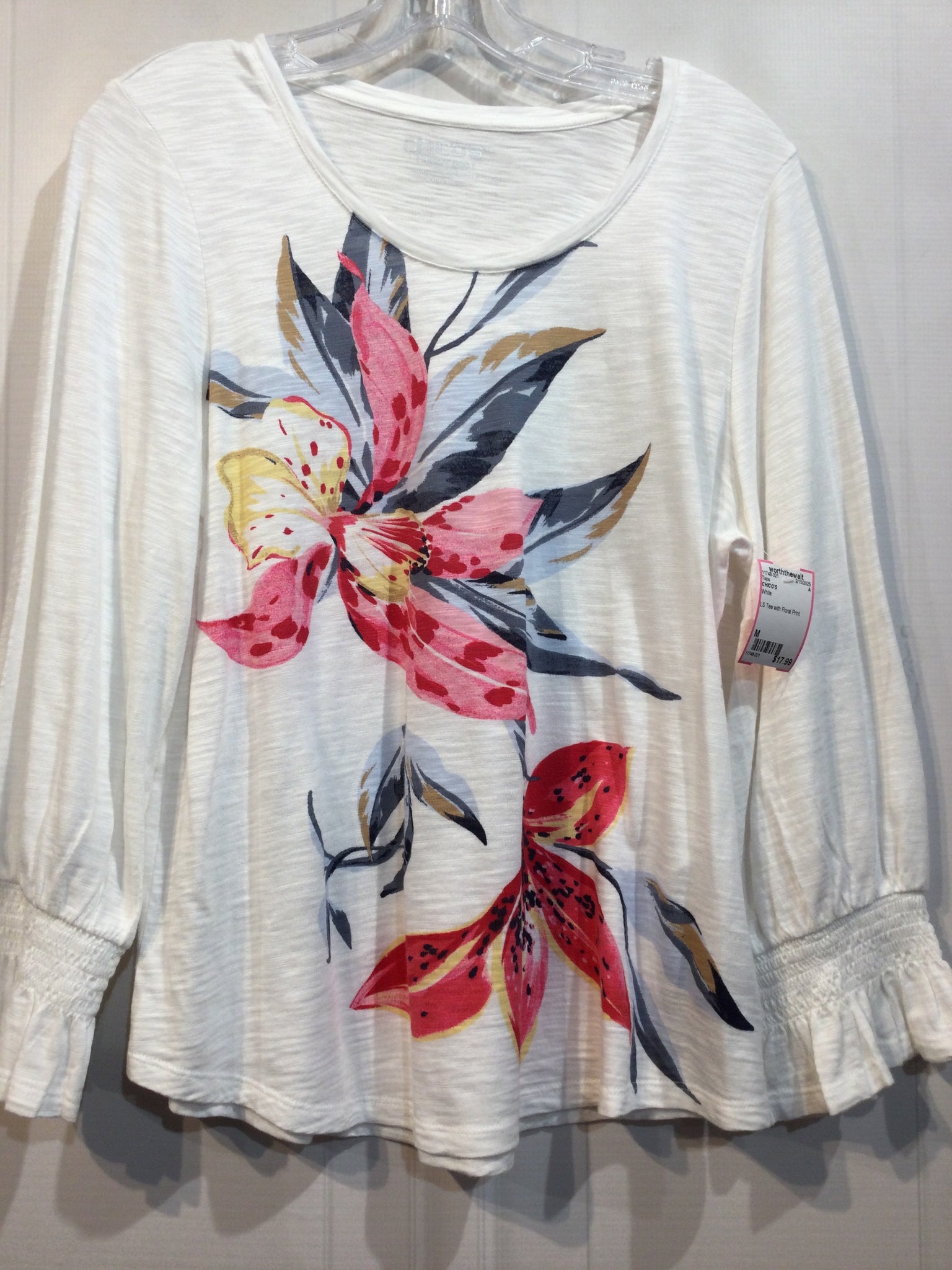 CHICO'S Size M White Tops