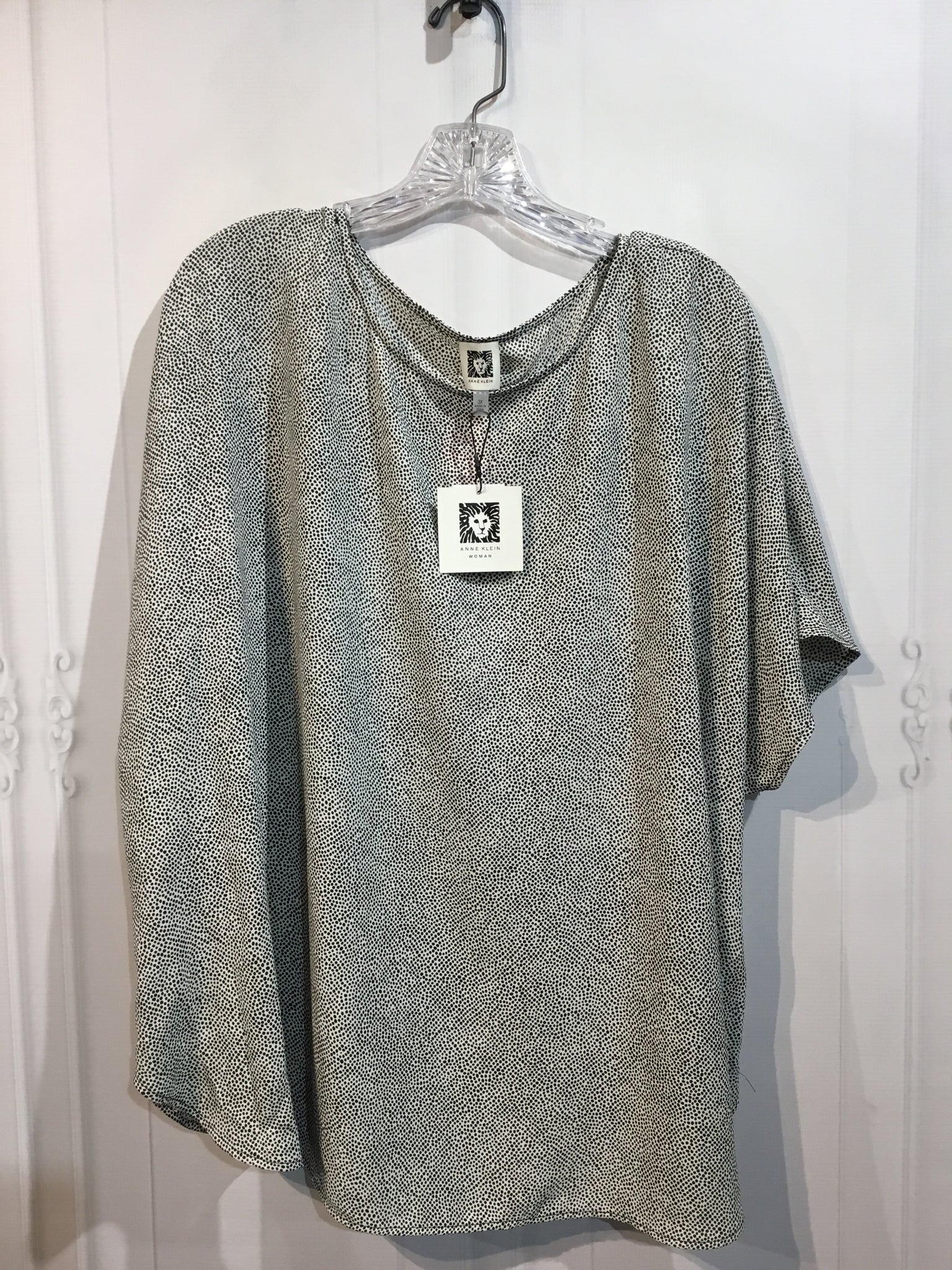 Anne Klein Size 3X Black Tops