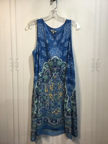 MAX STUDIO Size L Blue DRESS/1 PIECE