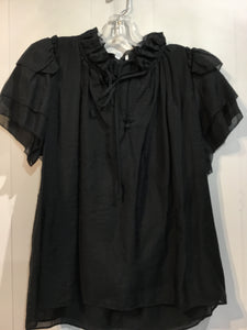 Hunter Bell Size Small Black Tops