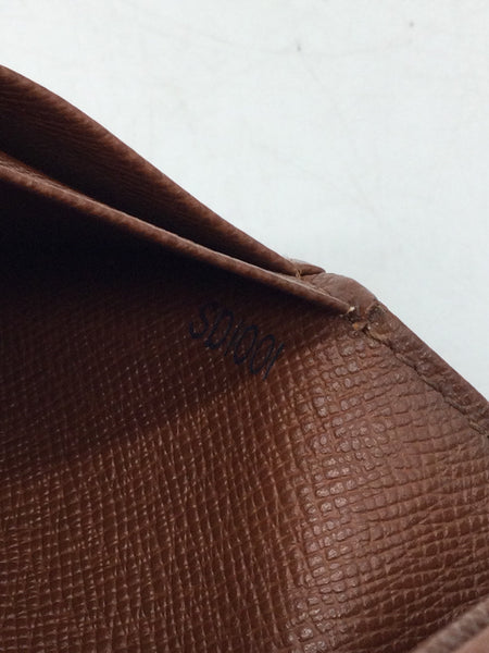 Louis Vuitton Brown Monogram Porte Monnaie Billets Tresor Wallet