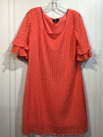 Ronni Nicole Size XL/16 Orange DRESS/1 PIECE