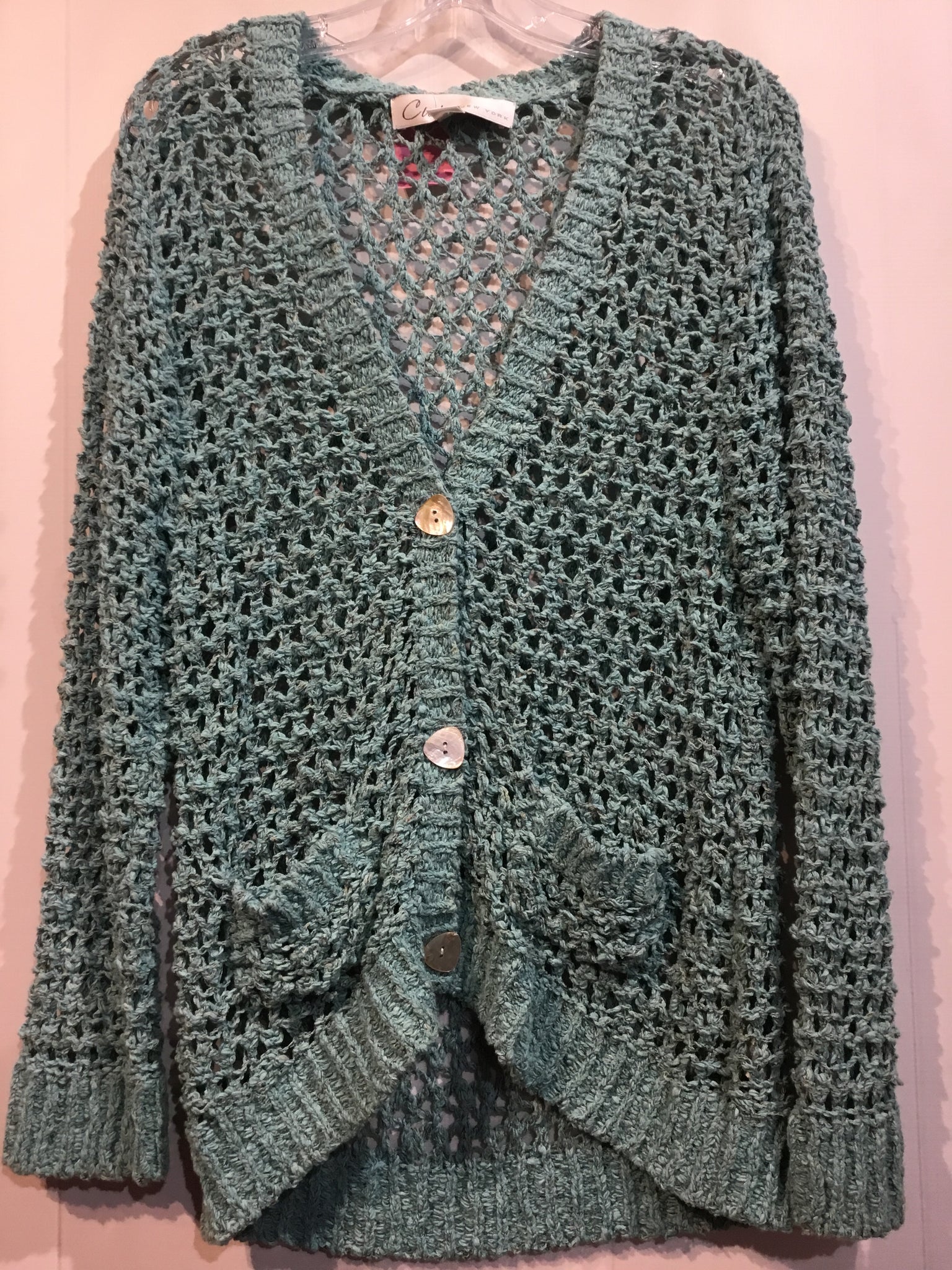 Curio New York Size Large Blue Tops