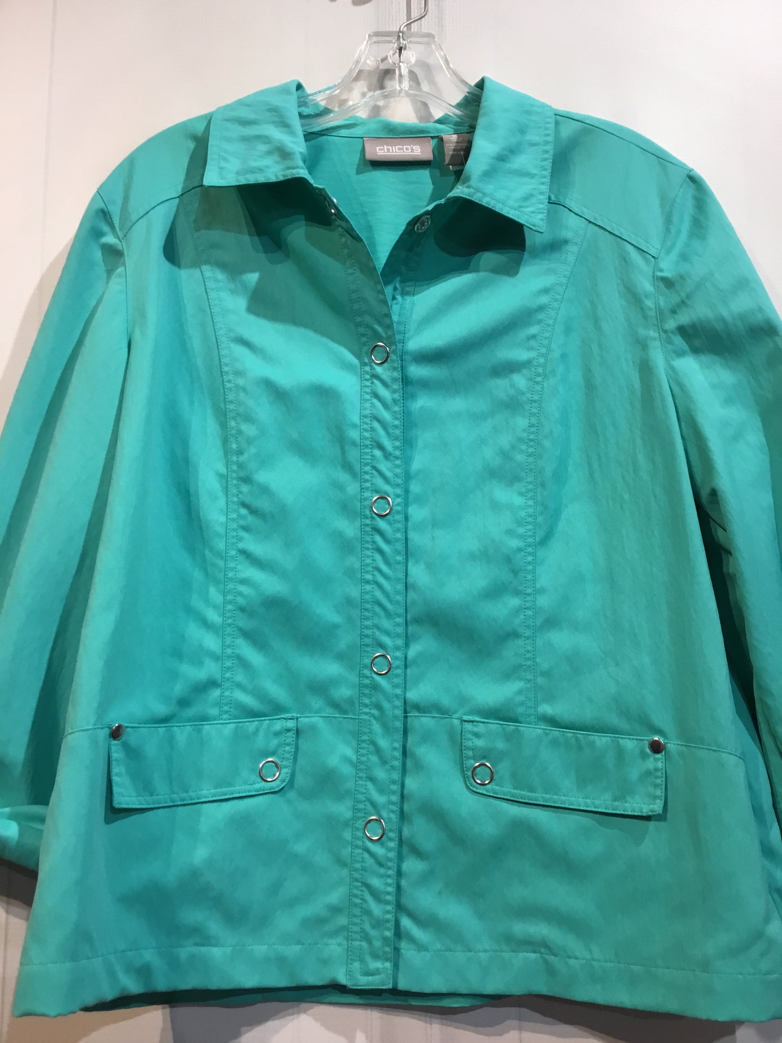 CHICO'S Size L/12 Blue Tops