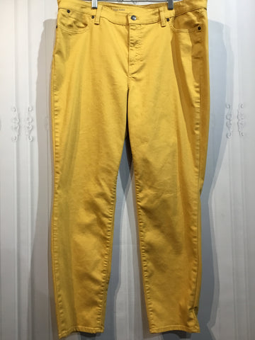 Talbots Size XL/16 Yellow Bottoms