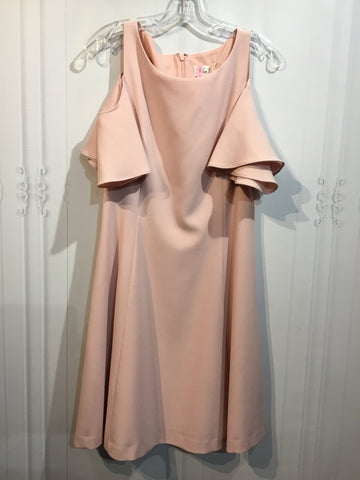 Eliza J Size L/12 Pink DRESS/1 PIECE