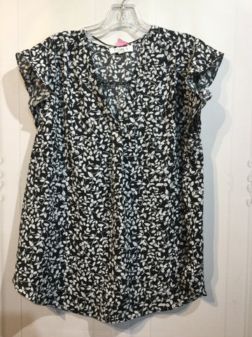 Chaus Size Large Black Tops