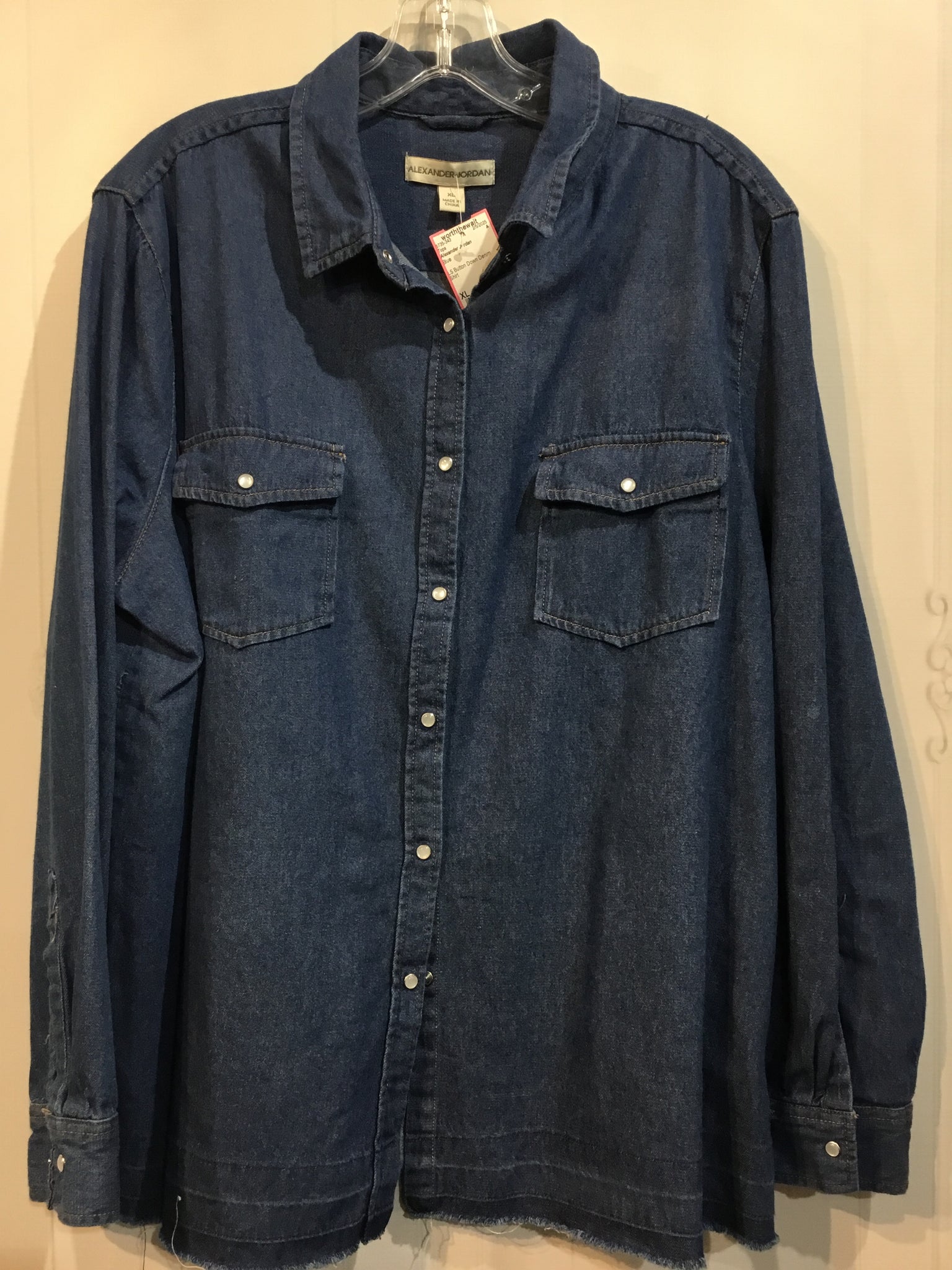 Alexander Jordan Size XL Blue Tops