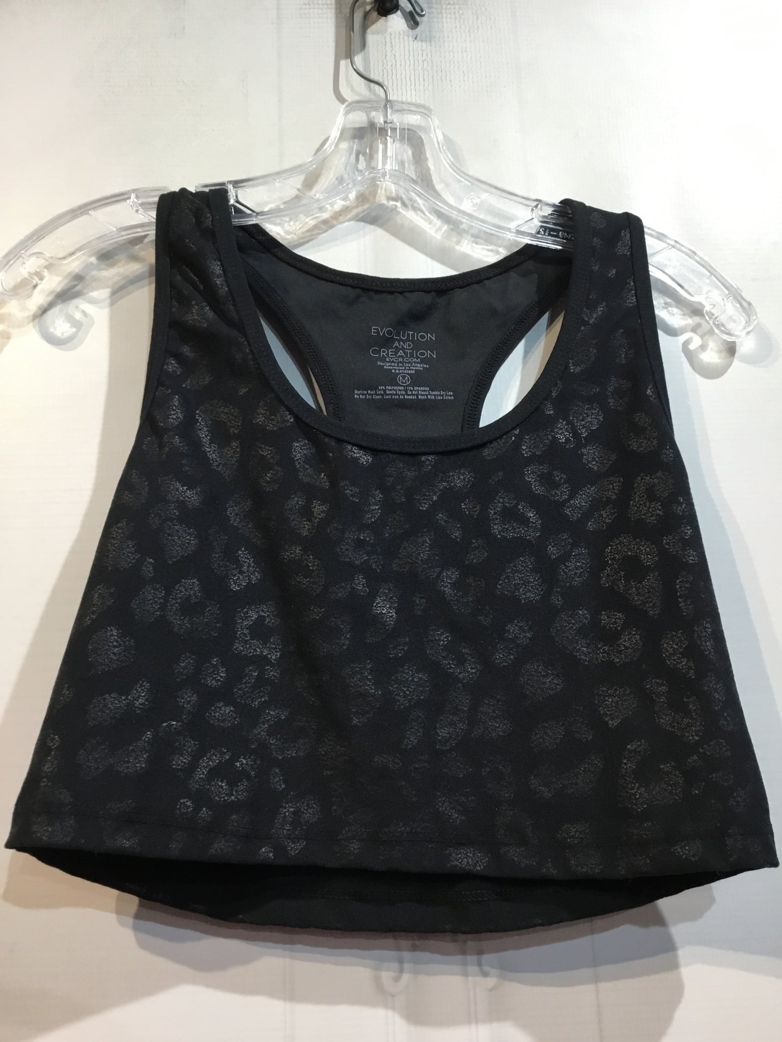 Evolution & Creation Size Medium Black Athletic Wear