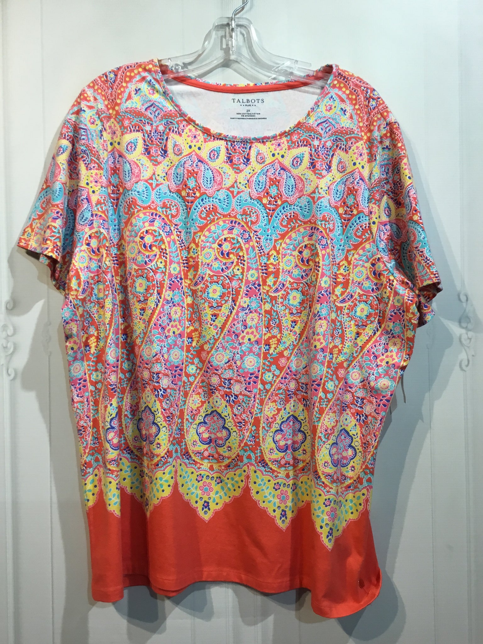 Talbots Size 2X Orange Tops