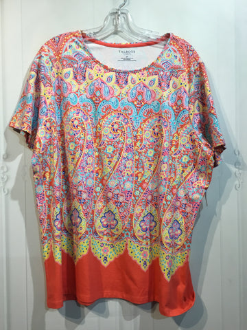 Talbots Size 2X Orange Tops