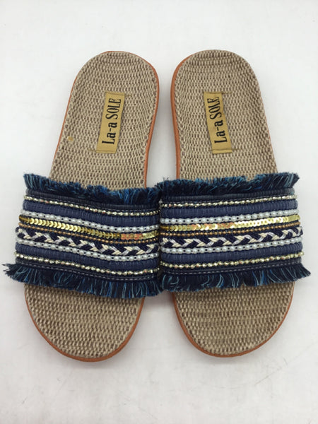 La-a SOLE Size 5.5 Blue Shoes