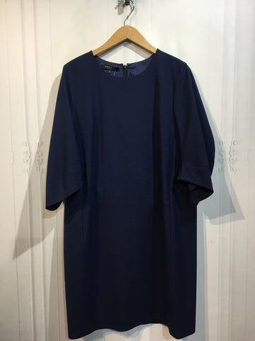 Lafayette 148 Size M/10 Blue DRESS/1 PIECE