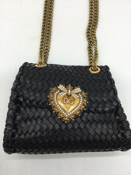 LUXURY Dolce & Gabbana Size Small Black Purses/Wallets