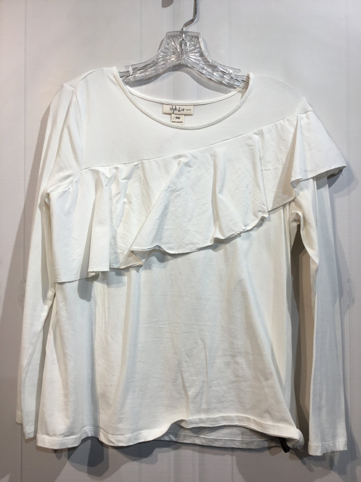 Style & Co Size MP White Tops