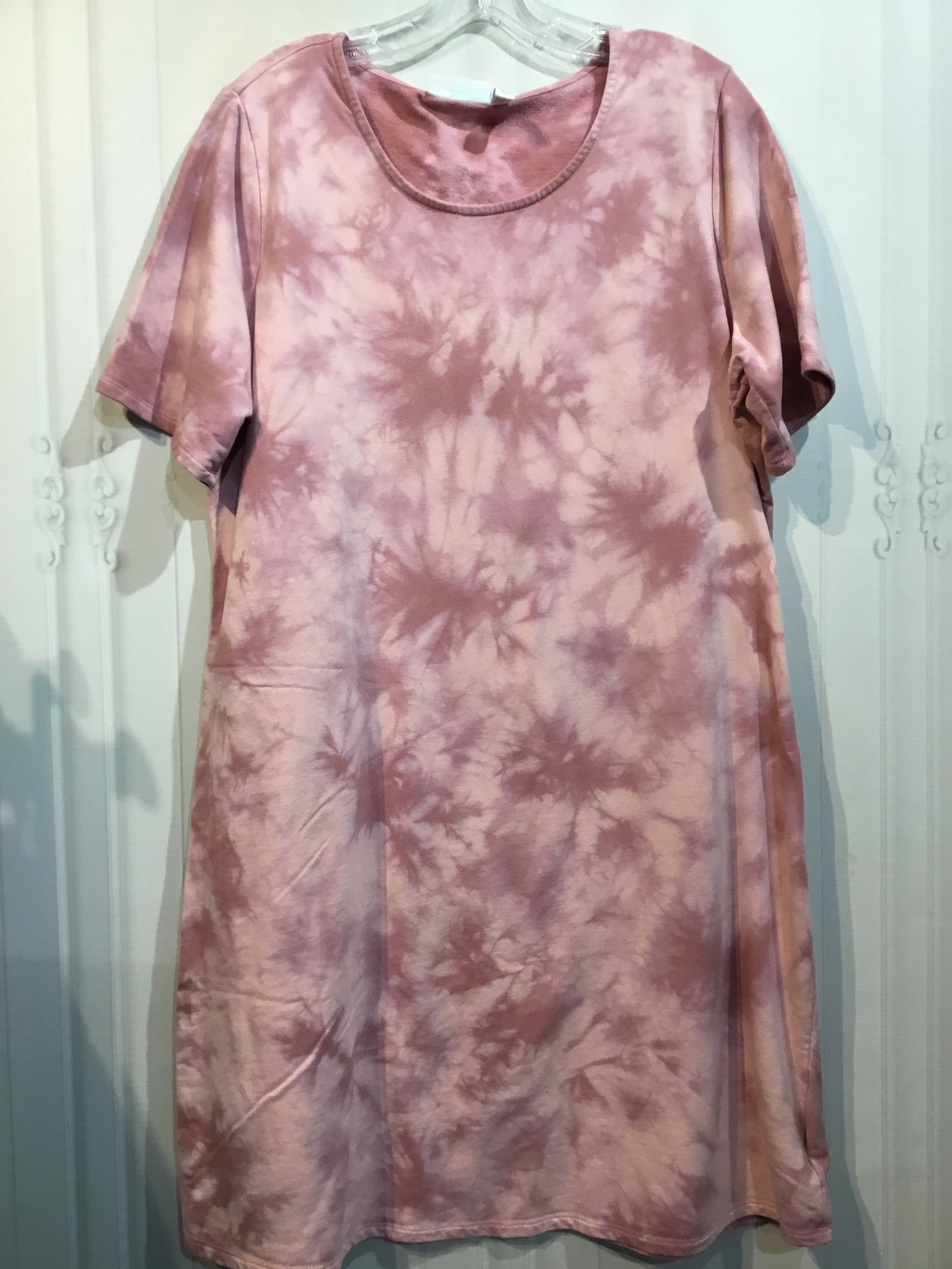 Denim & Co Size L Pink DRESS/1 PIECE