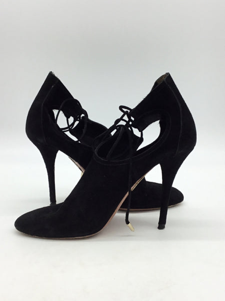 LUXURY AQUAZZURA FIRENZE Size 8.5 Black Shoes