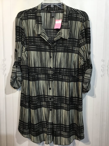 Style & Co Size Extra Large Black DRESS/1 PIECE