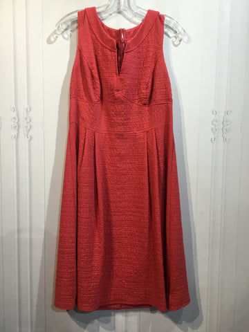 Talbots Size M/10 Orange DRESS/1 PIECE