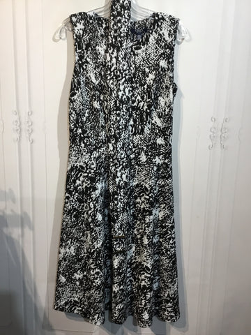 Chaps Size S/6 Black DRESS/1 PIECE